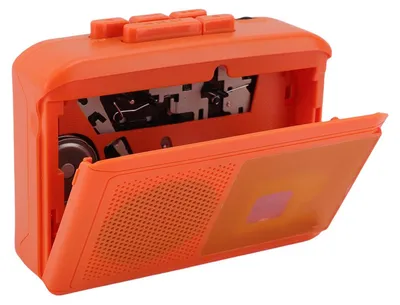 Immagine prodotto di Lettore a cassette portatile con altoparlante integrato e presa per cuffie