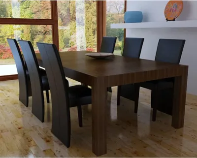 Produktbild von vidaXL Esszimmerstühle 6 Stk. Schwarz Kunstleder