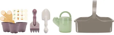 Produktbild von dantoy Kinder Pflanzen Set Garten Pflanzset Gartenwerkzeuge Pflanztöpfe
