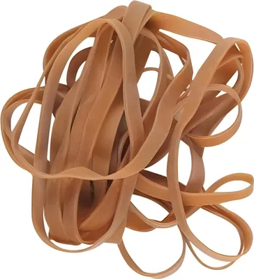 Produktbild von Alco Gummiband Naturkautschuk 5x100mm naturfarben 500g