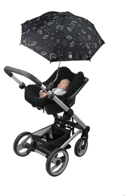 Produktbild von Dooky 5728254, Regenschirm, Polyester, Schwarz, Muster, Junge/Mädchen, Rund