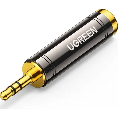 Immagine prodotto di Ugreen adattatore audio da 3,5 mm (maschio) a mini jack da 6,35 mm (femmina) grigio (AV168)