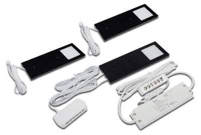 Immagine prodotto di Luce LED sottopensile ECO-Pad F set di 3 nero