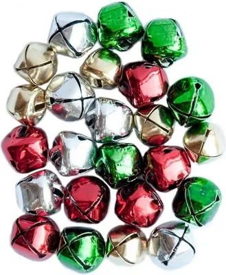 Immagine prodotto di Campane decorative colorate 24 pezzi