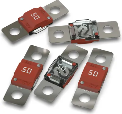 Produktbild von 5x AUPROTEC Midi Hochstromsicherung 50A Schraubsicherung rot