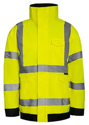 Produktbild von Korntex - "Premium Tampere" Jacke, wasserfest Signalkleidung für Herren LT5734 (XL) (Signalgelb)