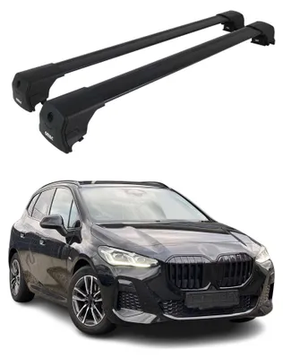 Image de Barres De Toit Transversales pour BMW Serie 2 Active Tourer U06 2021-26 Noir 2x