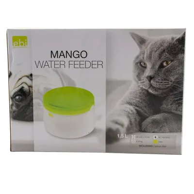 Produktbild von Ebi Trinkbrunnen für Haustiere Mango 1,5 L Grün