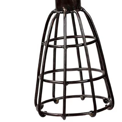 Imagen del producto de Lámpara colgante de estilo industrial, con estructura de rejilla - Casquillo E27