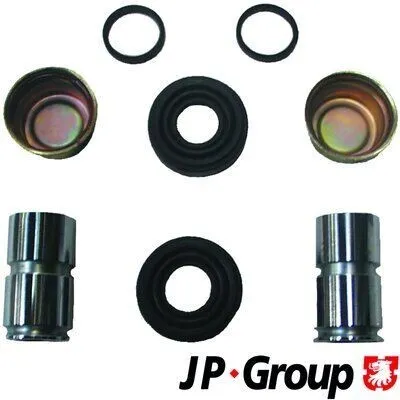 Produktbild von JP GROUP Bremssattel-Reparatursatz für OPEL Kadett E CC (T85) Vorne 1261950510