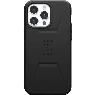 Produktbild von Urban Armor Gear 114295114040, Cover, Apple, iPhone 15 Pro Max, 17 cm (6.7"), Schwarz