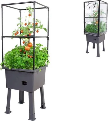 Obrázok produktu pre Malý skleník s rámom a zavlažovaním, 116 cm, plast