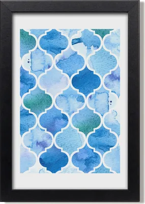 Produktbild von Bild 20x30 MDF-Rahmen, Wandkunst Marokkanischer Hintergrund
