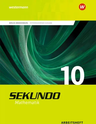Produktbild von Sekundo 10. Arbeitsheft mit Lösungen. Berlin und Brandenburg