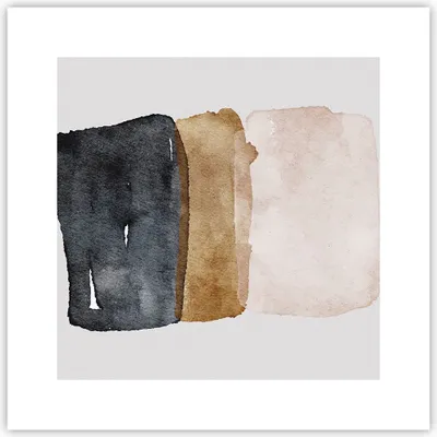 Produktbild von Poster - Poster ohne Rahmen - Abstraktion die Farben Aquarell - 30x30 cm - Wand Bild - Wanddeko - Wandbilder - Kunstposter - Wandposter - Bilder - Kunstdruck - Wanddekoration - P2XAC30x30-4947