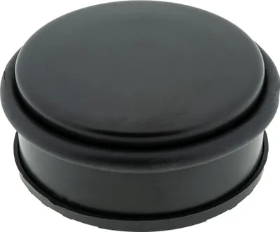 Produktbild von 1 x Türstopper gummiert Ø 104 x 45 mm niedrig Mattschwarz
