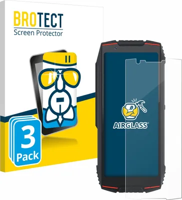 Produktbild von 3x BROTECT Schutzglas für Cubot King Kong Mini 3 Schutzfolie Panzer Folie Glas Display Schutz klar