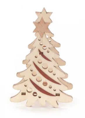 Produktbild von Kerzenaufstecker Weihnachtsbaum BxHxT 45x60x30mm NEU