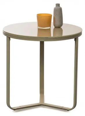Productafbeelding van M2 Kollektion Boston 1 - Moderne salontafel/zijtafel (diameter 50 cm, hoogte 51 cm) | P