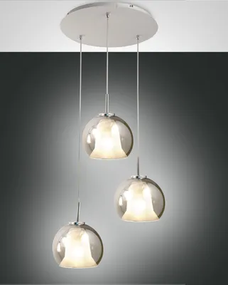 Produktbild von Fabas Luce Pendelleuchte Bretagna E27 Ø500mm Weiß Fumé