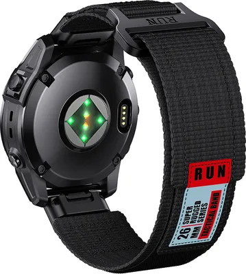 Immagine prodotto di INF Cinturino in nylon per Garmin Fenix 8 Nero 22 mm