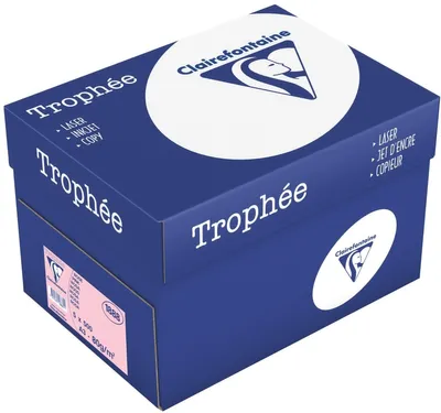 Produktbild von Clairefontaine Trophee 1888C Color Rosa 80g/m² DIN-A3 - 500 Blatt