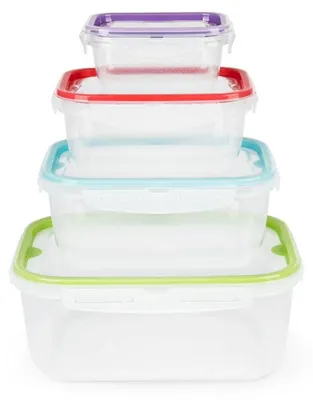 Imagen del producto de Set Excelsa de 4 recipientes "Lock&Fit" para almacenar alimentos