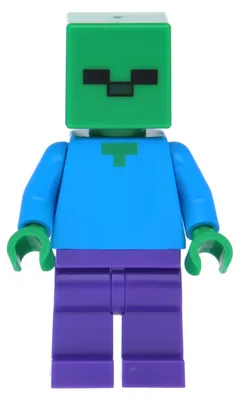Obrázek produktu pro LEGO Minifigurka: Zombie, Minecraft (min010) – nová