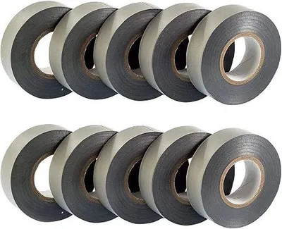 Zdjęcie produktu dla Taśma izolacyjna elektryczna PVC czerwona 19MM x 20M 10 szt