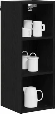 Produktbild von “2026 Modern“ Hängeschrank Schwarz Eichen-Optik 30 x 29,5 x 80cm - Designermöbel 558272 - Küchenschränke