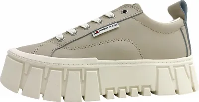 Produktbild von Tommy Hilfiger TJW Vulc Flatform sportlicher Schnürer Beige in Gr. 39
