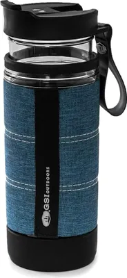 Produktbild von Kaffeepresse Commuter JavaPress mit integrierter Kaffeemühle, 444 ml, Blau