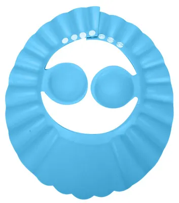Obrázok produktu pre Babyparty šampón, kúpacia čiapka, silikónová ochrana vlasov, ochrana pred slnkom, ochrana sluchu pre deti Blue