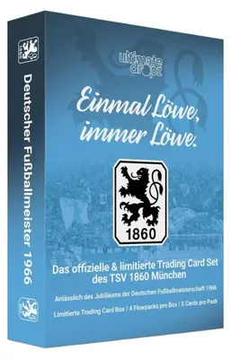 Productafbeelding van Ultimatedropz - Eenmalig leeuw, altijd leeuw - Trading Card Box van TSV 1860 München