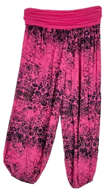 Produktbild von Viskose Haremhose mit Blumenmuster