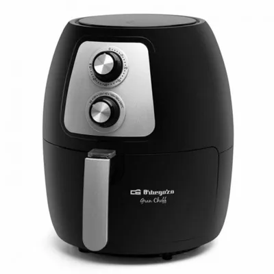 Produktbild von Orbegozo FDR 60, Heißluftfritteuse, 4 l, 200 °C, 60 min, Einzelbild, Schwarz