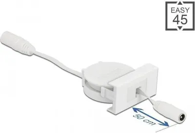 Immagine prodotto di Modulo Easy 45 Cavo di alimentazione DC 5,5x2,1 mm Presa bianca