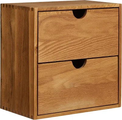 Image de Hängeschrank >Townsville< in Eiche, Massivholz - 30x30x18cm (BxHxT)