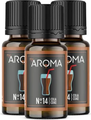 Produktbild von myAROMA flavour drops – Cola 3x10ml, zuckerfrei, kalorienfrei & vegan, für Backen und Getränke, Nr. 14