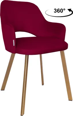 Obrázok produktu pre Otočná stolička Milano, zlatá podnož MG31