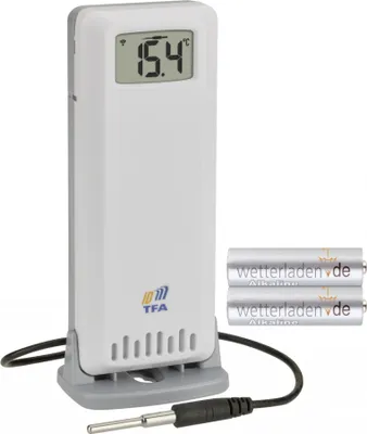 Produktbild von TFA 30.3905.02 Profi Thermo-Hygrosender ID-A4 Kabelfühler für TFA.me -50 +110°C Funksender : mit Batterien