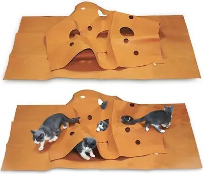 Produktbild von -Katzenlabyrinth, Spielmatte für Haustiere, Trainingsmatte, Katzenstreumatte 120 90cm