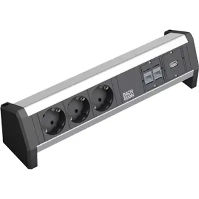 Immagine prodotto di BACHMANN DESK 3x contatto di terra, 2x CAT6, 1x USB 3.0