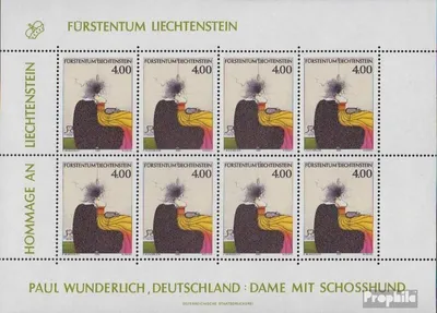 Produktbild von Briefmarken Liechtenstein 1995 Mi 1123Klb Kleinbogen (kompl.Ausg.) postfrisch Kunst