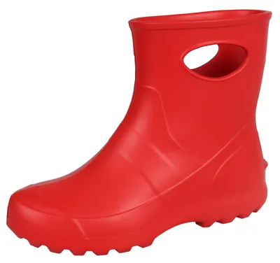 Produktbild von Damen EVA-Schaumstoff-Gummistiefel, rot mit Innensohle LEMIGO Garden 37 EU