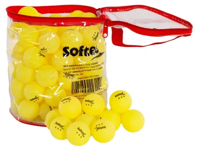 Immagine prodotto di Busta 100 Pp Palline Ping Pong Softee Amarillo Flúor ÚNICA