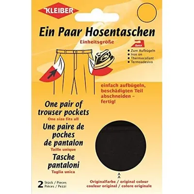 Zdjęcie produktu dla KLEIBER 11005 KLEIBER Quick kieszeń na jedną parę spodni, czarny
