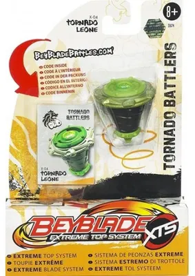 Image de Toupie beyblade extreme : tornado leone avec lanceur - type extreme - hasbro x-04
