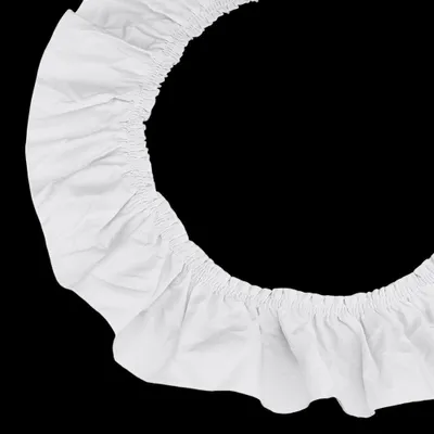 Imagen del producto de Cordón de algodón blanco con volantes para decoración