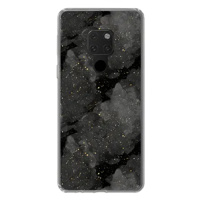 Produktbild von MuchoWow® Handyhülle Schutzhülle Hülle für Huawei P40 Lite Marmor - Glitter - Gold - Schwarz - Muster Silikon Softcase Handy Hülle - Handy